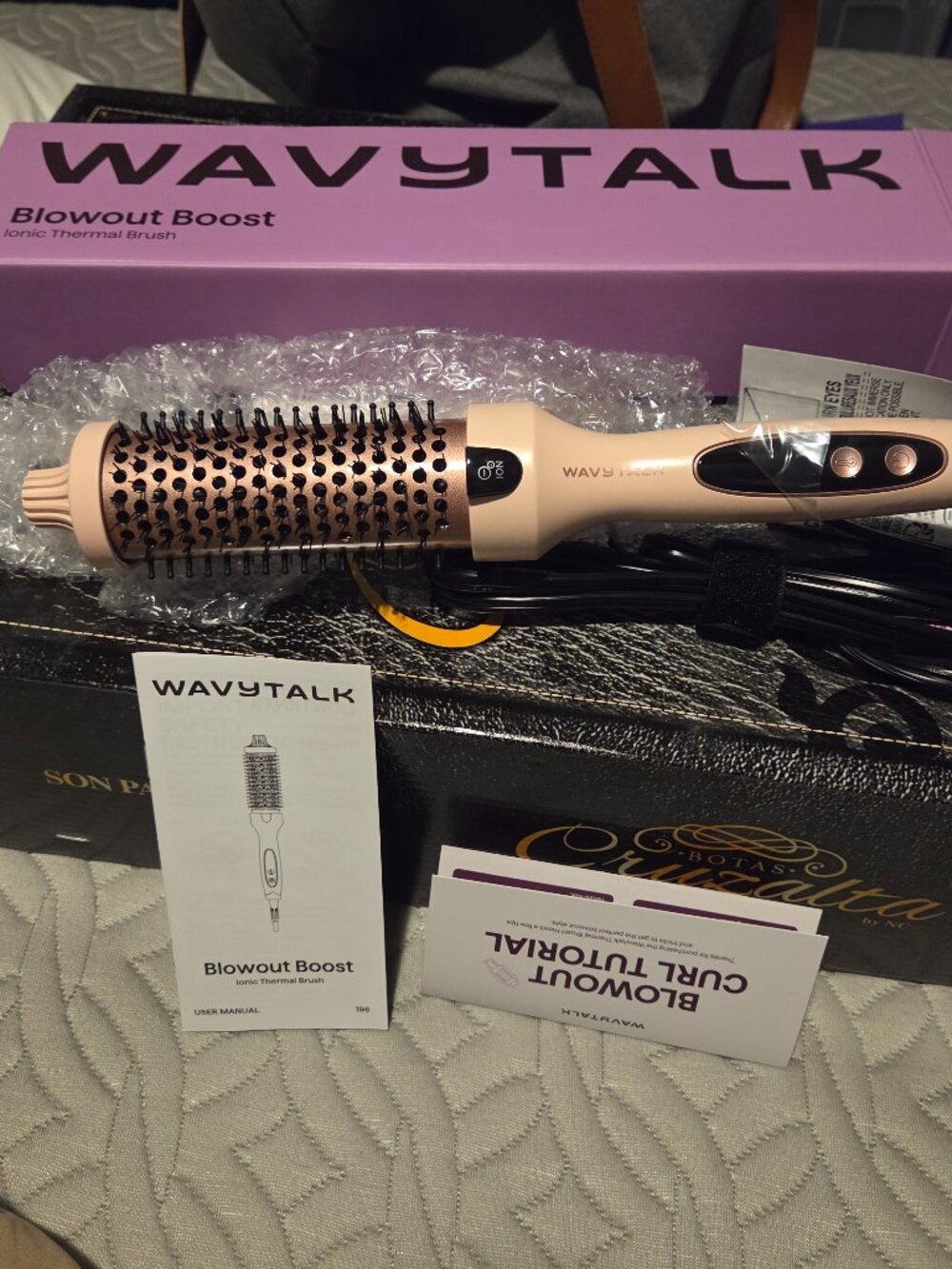NWT Wavytalk Blowout Boost Ionic Thermal Brush